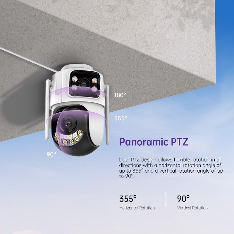Super Look 5G Dual-Band WiFi Camera with HD Full Color Night Vision & Mobile Remote Outdoor Monitoring
