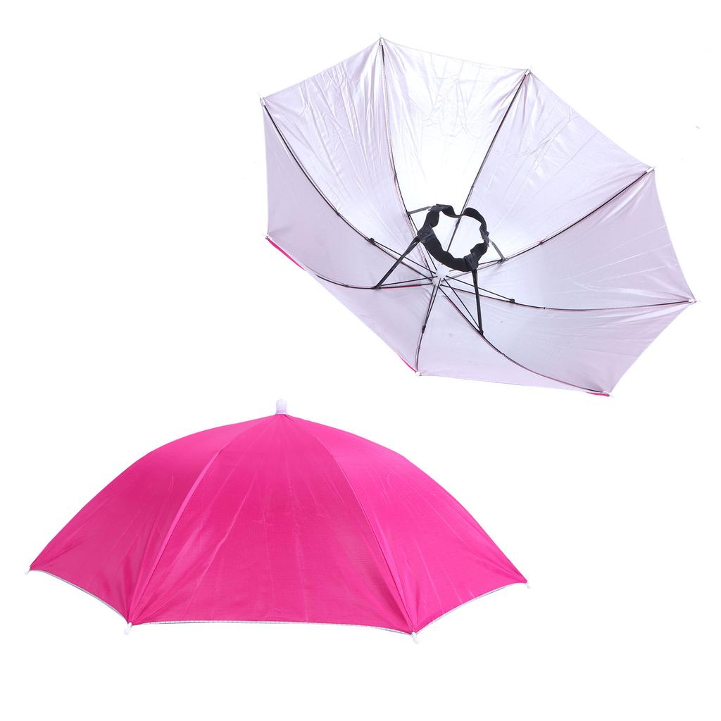 Foldable Umbrella Hat Portable Waterproof Outdoor Fishing Umbrella for Adult