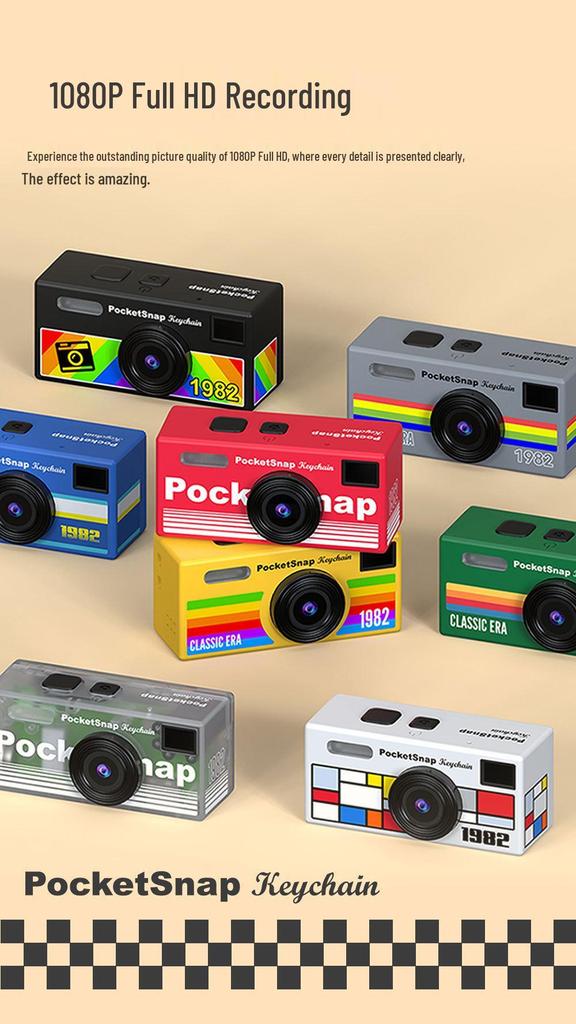 1080P Mini Student Digital Camera with Portable Backpack