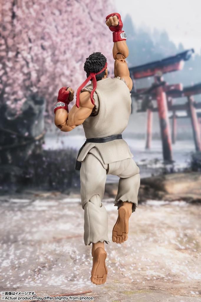 TAMASHII NATIONS Street Fighter Ryu 150 mm malt bevegelig figur SHFiguarts -Antrekk 2- Ca.. PVC og ABS