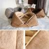 2-in-1 Faltbare Haustierbettmatte Warmes Haustierbett Haustierkennel Flauschiges Bequemes Haustierkissen