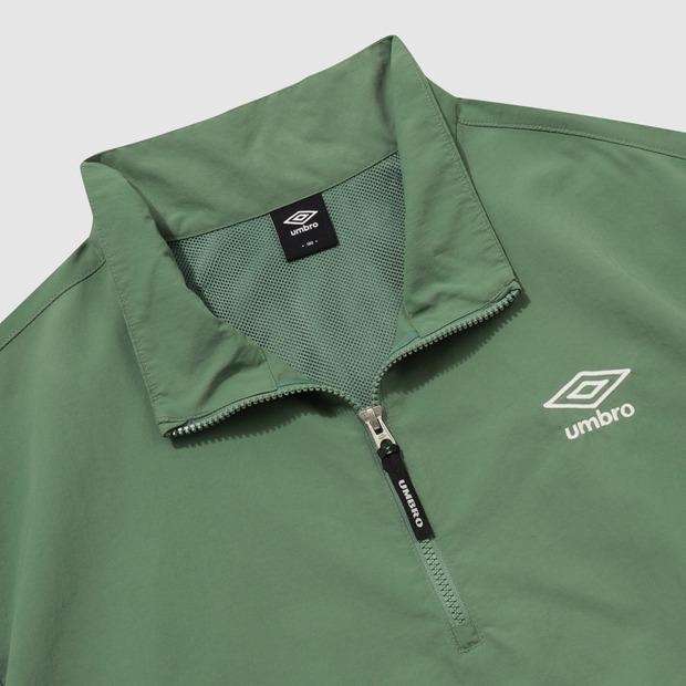 Umbro Classic Stand Neck Anorak Green (Uq321Cwt93) (B Type)