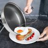 Stainless Steel Frying Pan Nonstick Pan W/Lid&Cooling Handle 10 Inch Honeycomb Stainless Steel Skillet