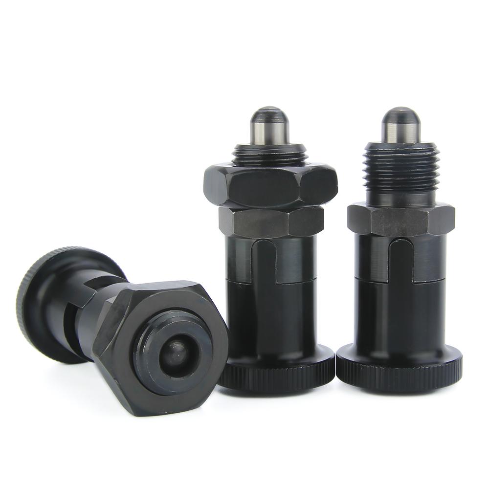 1 Stück Einpressbarer Kugeliger Federdruckbolzen KST214 Edelstahlfeder Selbstsichernder Knopf Rückstellknopf Federdruckbolzen Indexierbolzen