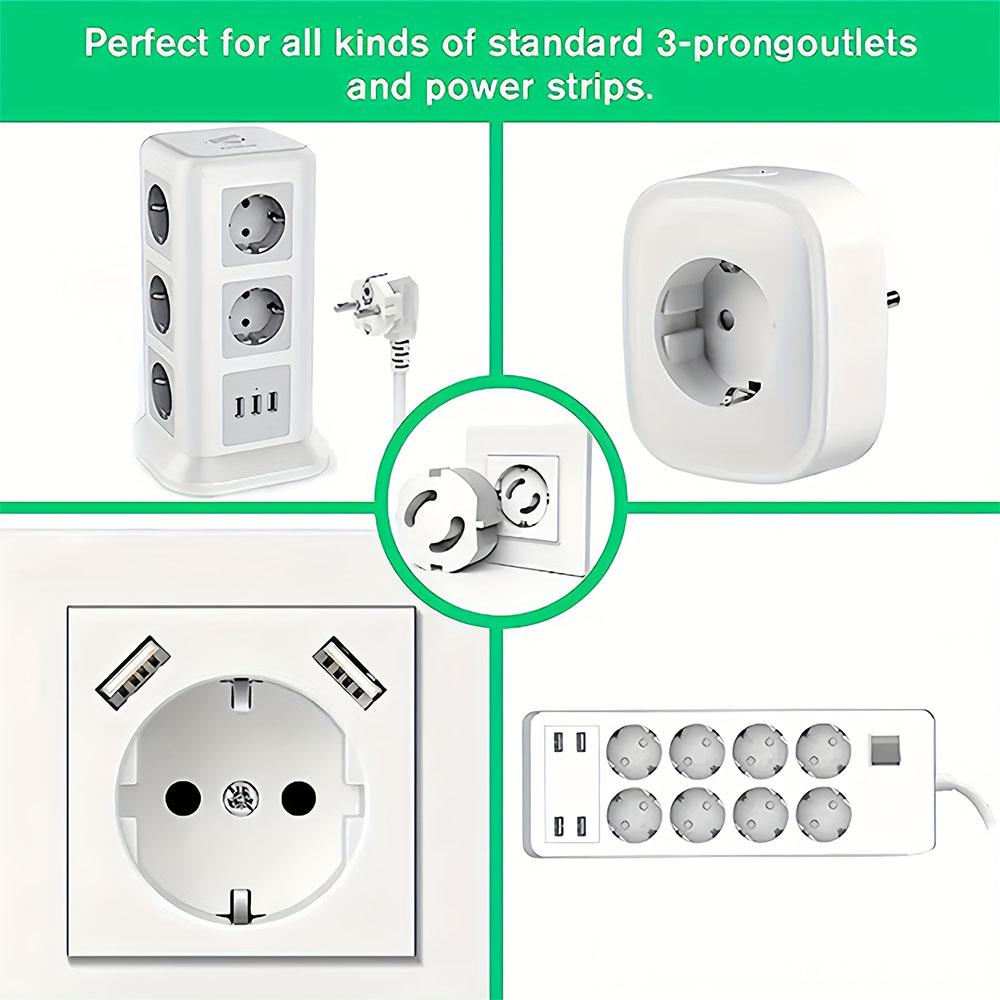 Power Outlet Protective Cover, Suitable for Rotating Plugs, Safety Outlet Protector
