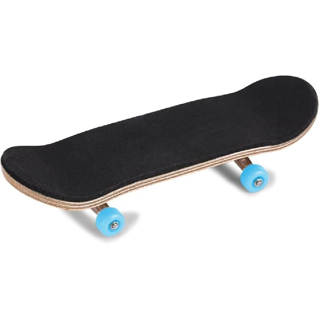 Majatou 1 Pack Professional Mini Maple Wooden Fingerboards, Alloy Fingerboard Finger Skateboards, Boarding Toy with Box Reduce Pressure Kids Gifts