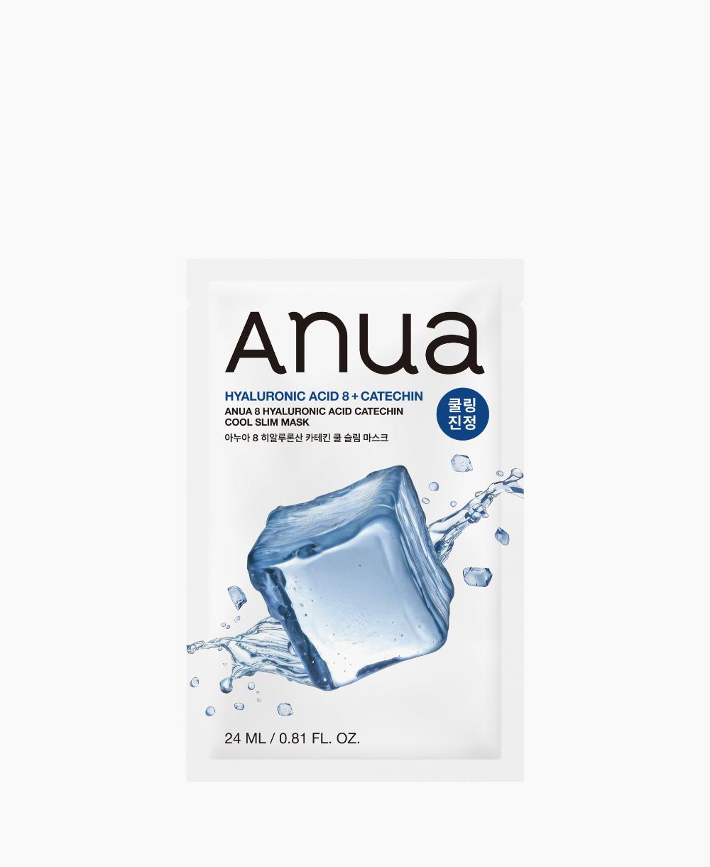 ANUA 8 Hyaluronic Acid Catechin Cool Slim Mask 10 Packs