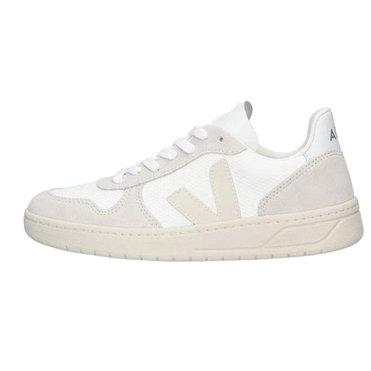 VEJA V 10 B Mesh Low Top Sneakers  White Natural  Women s VX012499 37