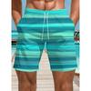 Pantaloncini larghi alla moda, comodi, taglie forti, con coulisse, 3D, da uomo, creativi, colorati, estivi, per il tempo libero, per le vacanze, freschi, versatili per l'uso quotidiano