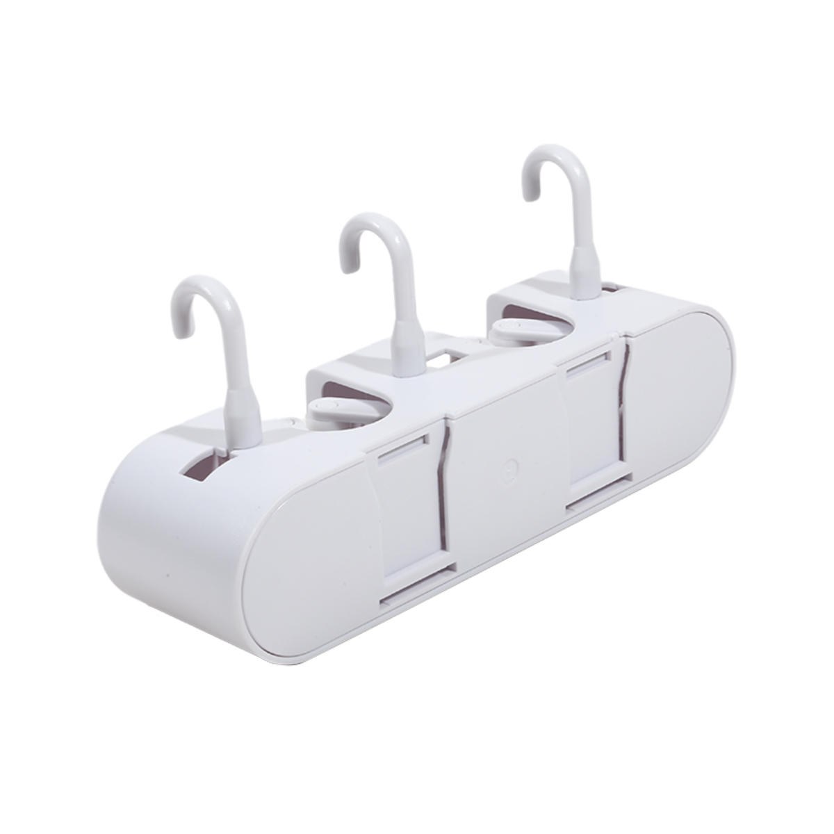 

Broom Mop Holder Wall Mounted Kitchen Household Mopr Holder Strong Snap Fastener Mop Clamp Multipurpose Bathroom Organizer style1 белый