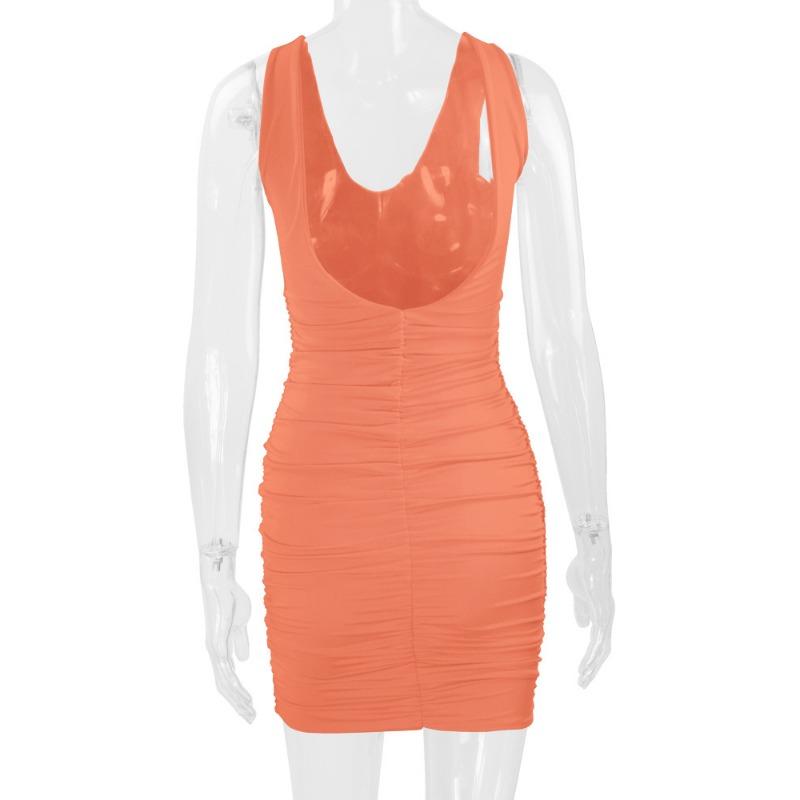 Damenmode Tasche Hüfte Sexy Kleid