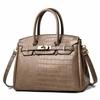 Stylish Pu Leather Women's Shoulder Bag Large Capacity Platinum Style Handbag