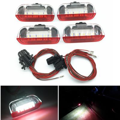 Car LED Door Warning Light Welcome Cable Wiring Harness For VW PASSAT B6 B7 B8 CC Jetta Golf 5 6 MK6 7 MK7 EOS Tiguan
