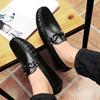 Fashion British Style Fashionable Red High-end Banquet Dress Shoes Men's Commuting Driving Work Loafer for Men's Anti Slip Shoes