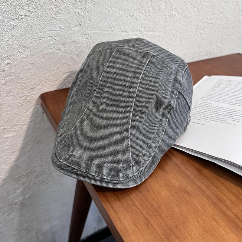 Old School Chic Cotton Beret For Women With Sunshade And Breathability Perfect For Casual Wear