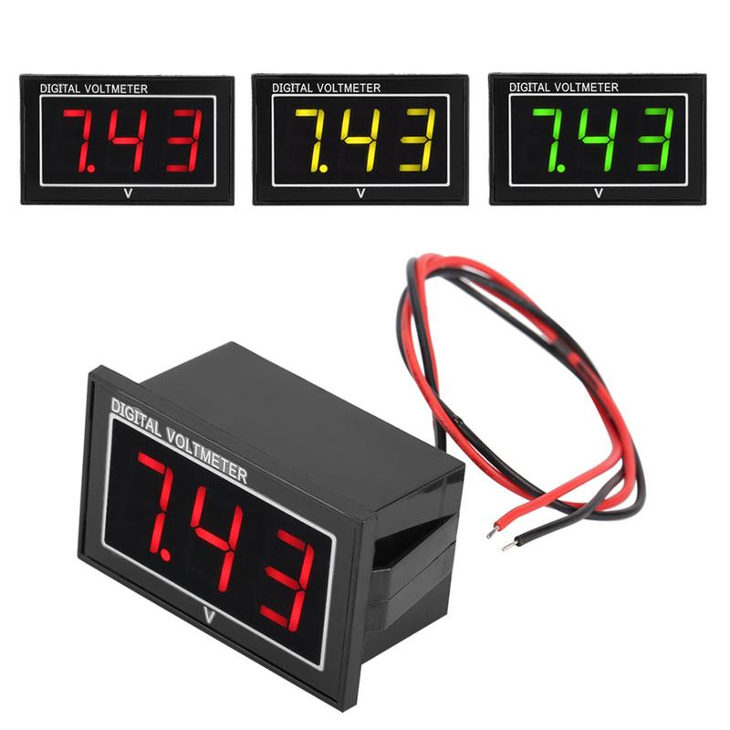 Digital 0.56″ LED Display Waterproof High Precision Voltmeter  Voltage Meter Panel  Voltmeter Waterproof Voltage Meter