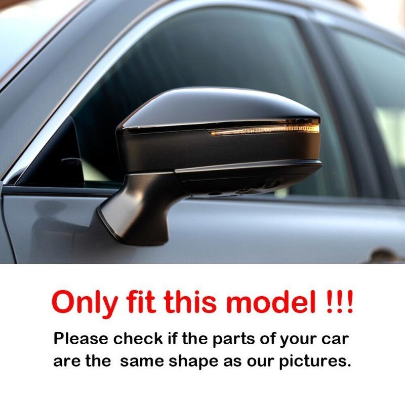 For Toyota Crown -2025 Car Sticker Rearview Side Mirror Cover Wing Cap Exterior Door Rear View Case Trim Carbon Fiber Look
