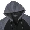 Men's Plaid Zip Up Hoodie Long Sleeve Drawstring Casual Athletic Sweatshirt Jacket