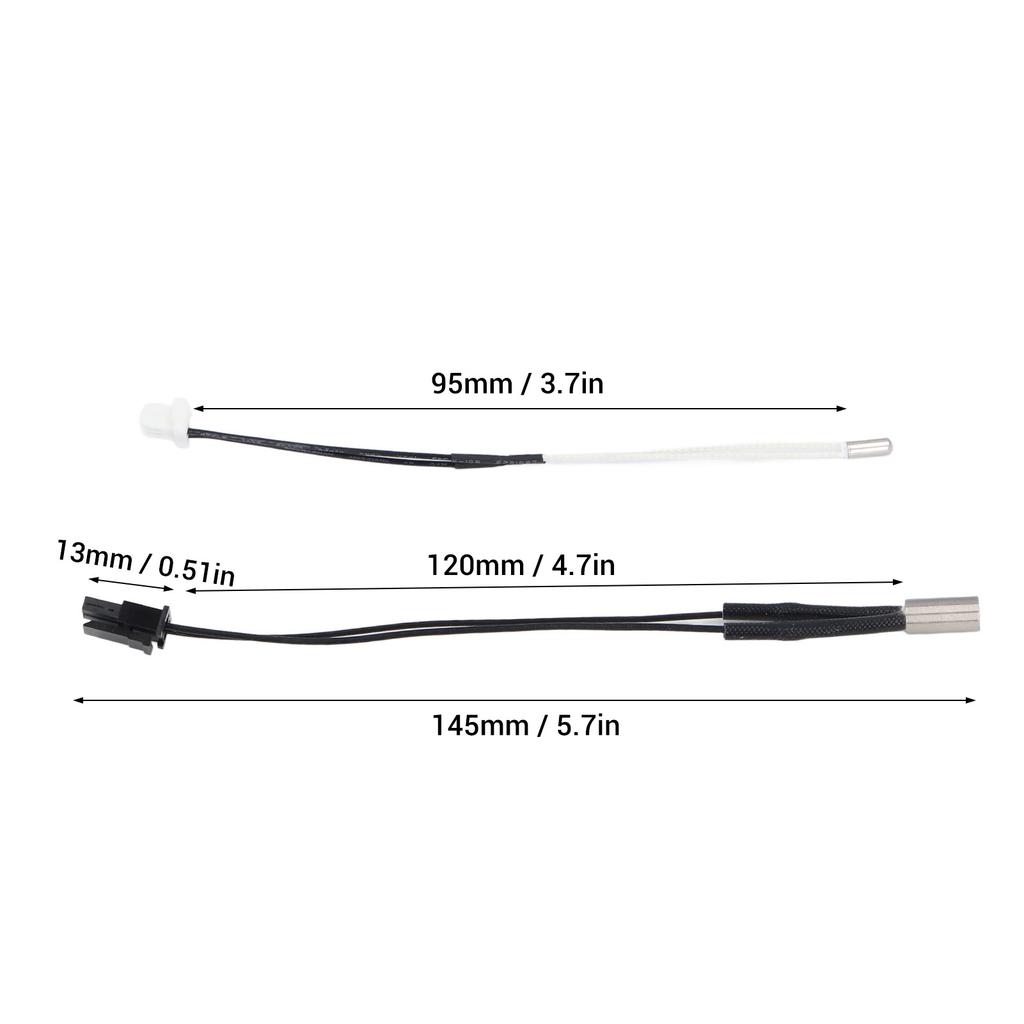 24V 40W Heating Rod and Thermistor Wire Kit High Flow Temperature Measurement Part Heater for Prusa I3 MK4 3D Printer