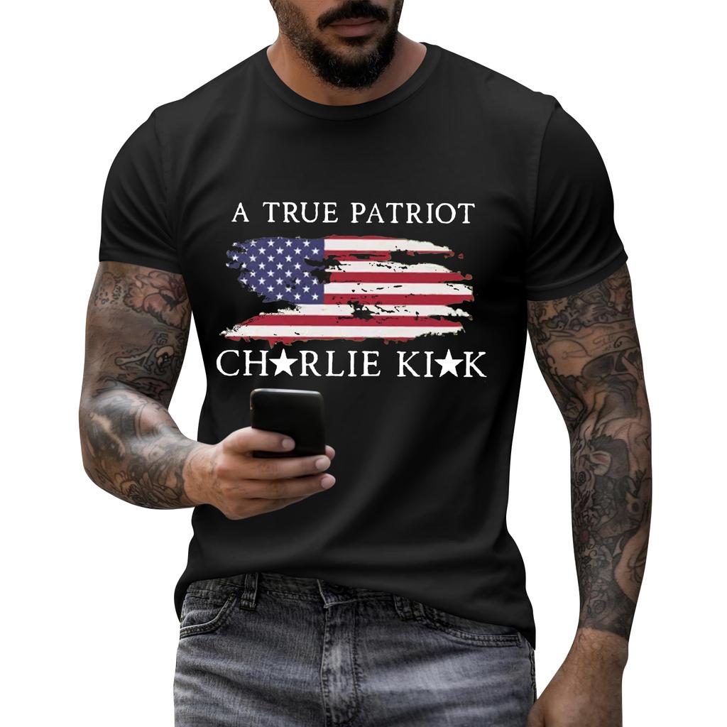 Fashion Round Neck Raglan Short Sleeve Workwear Printed Tops Ladies Summer Tops