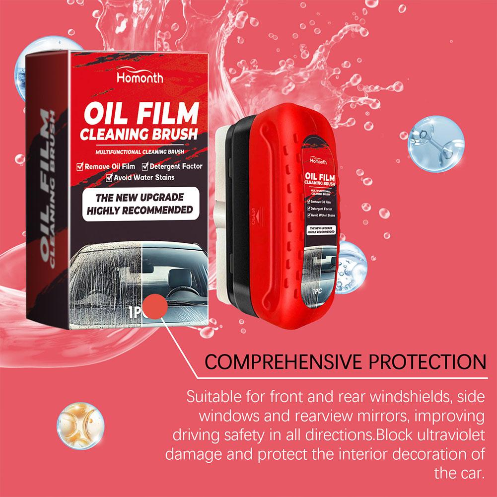 Car Oil Film Cleaner Windshield Window Glass Oil Film Remover Brush Sponge Car Cleaning Car With Glass Maintenance K5A7