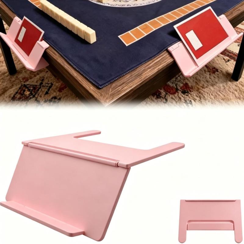 Durable Pla Table Card Holder Clip On Design Large Capacity For Family Nights And Board Game Gatherings