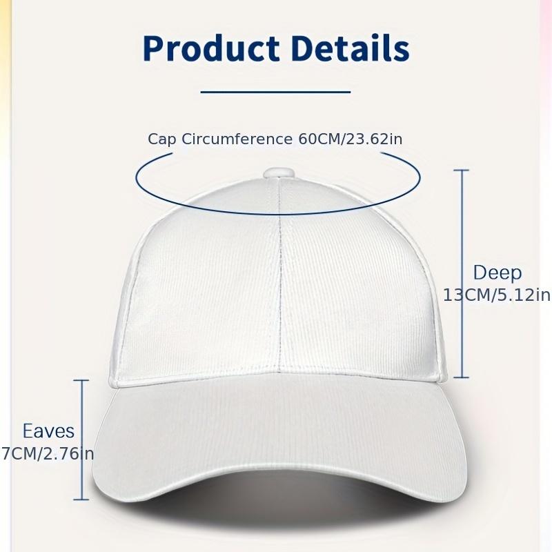 1pc LED Light Up Cap With 7 Colors Luminous Glowing LDC And USB Charging For Party Christmas Event Holiday, Ideal Choice For Gifts