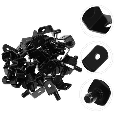 40Pcs Shelf Pins for Wood Shelving Heavy Duty L-Shaped Cabinet Support Pegs Cold Rolled Steel Bookcase Fixings