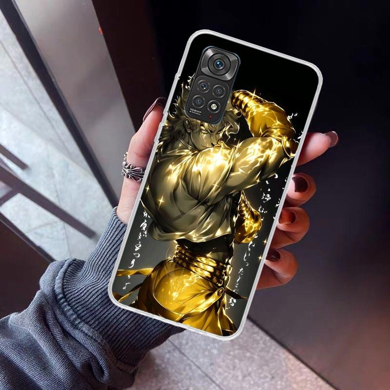 JoJo Adventure Dio Diego Brando Phone Case For Xiaomi Redmi Note 10 11 12 13 14 15 Pro Plus 11S 12S 14S 11T 11E 10S Soft TPU Bac
