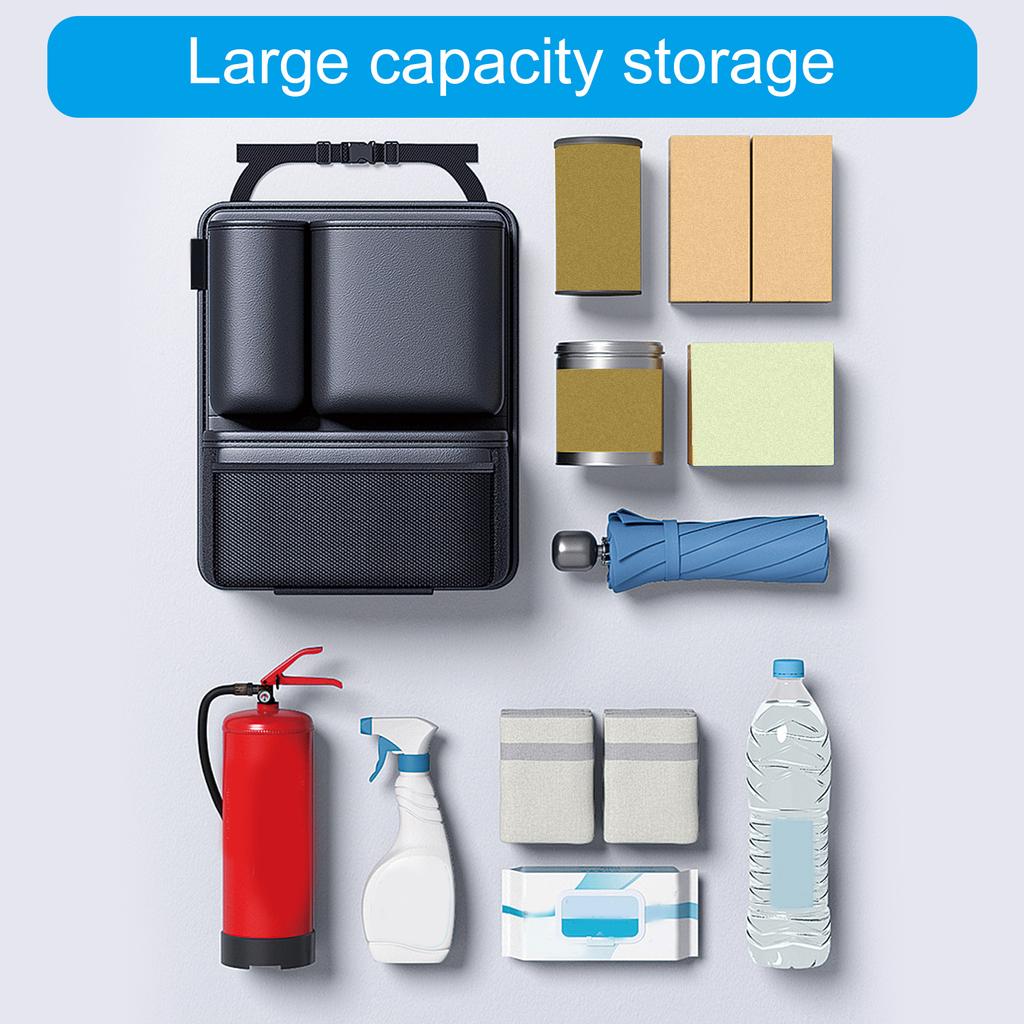 Geantă de depozitare pentru portbagajul auto cu buzunare multiple 32x38cm pentru sortarea convenabilă a articolelor Proiectată pentru familii și călători