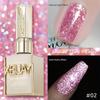 2025 Sparkling Stars Gel Nail Polish: Trendy, Super Shiny, Glittery, Internet-Popular Style for Nail Salons