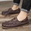 Men's 2-Eye Boat Shoe Penny Loafers Casual Driving Walking Moccasin