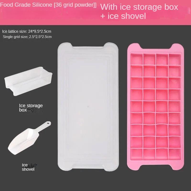 Forma do kostek lodu z żelu krzemionkowego, jadalna, domowej roboty kostka lodu, mała kostka lodu, kreatywna, zamrażarka.