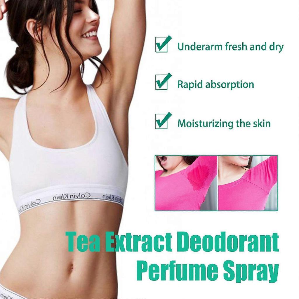 Eelhoe Green Tea Underarm Deodorant Spray, Long-Lasting Light Fragrance, Sweat And Odor Control, Refreshing Body Spray