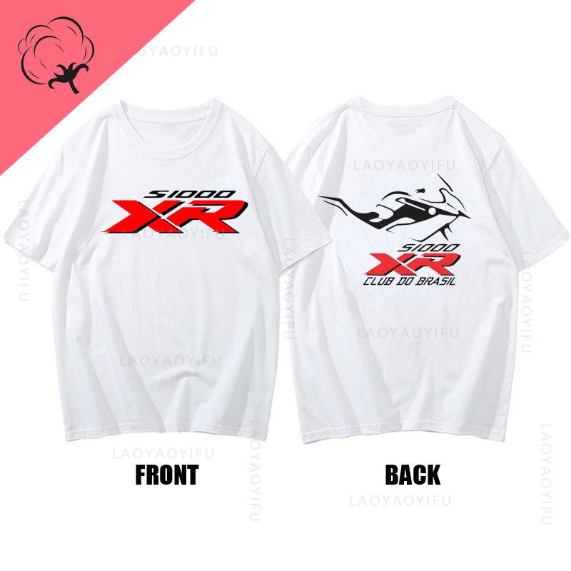 Motorrad S1000Xr Theme 100Cotton for Driver Motorcycle Fans Summer Fashion Men ONeck TShirt Hipster Male Tee Streetwear Top
