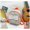 Students Mini Backpack Canvas Small Backpack Fashion Floral Backpack  for Girls