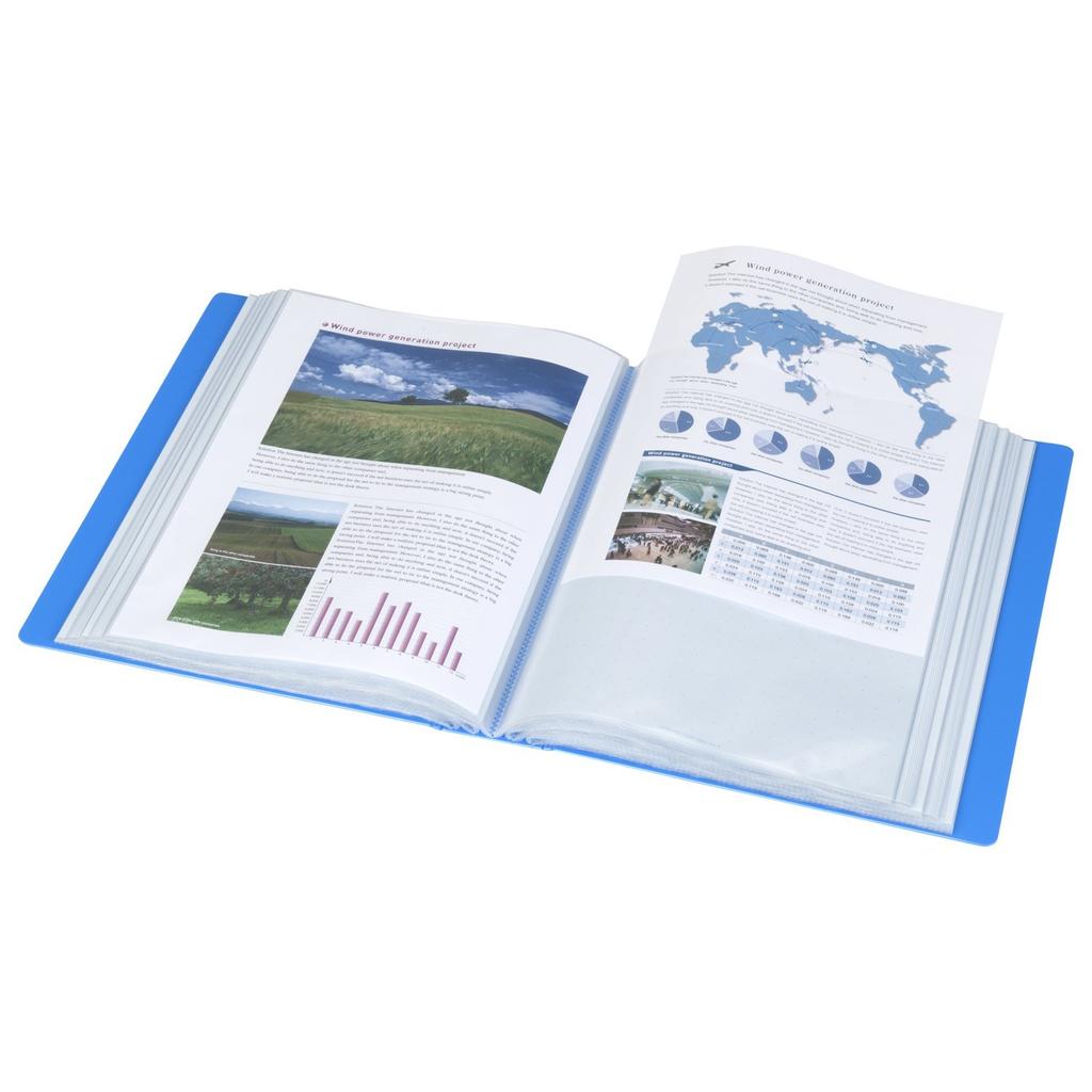 KOKUYO File Clear File Wave Cut Fixed Type A4 Vertical La-T590B