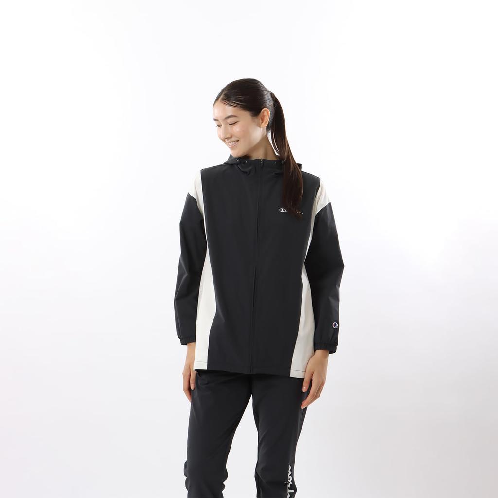 Champion Sports Long Script Jacket Women's Hoodie, Sleeve, Stretch, Water-Repellent, Logo, Zip-Up (CW-ZSC01-090-L)