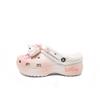 Crocs Classic Platform Clog Marshmallow MH Plan Comfortable & Versatile Stylish Accessories Hole Shoes Women's Pink