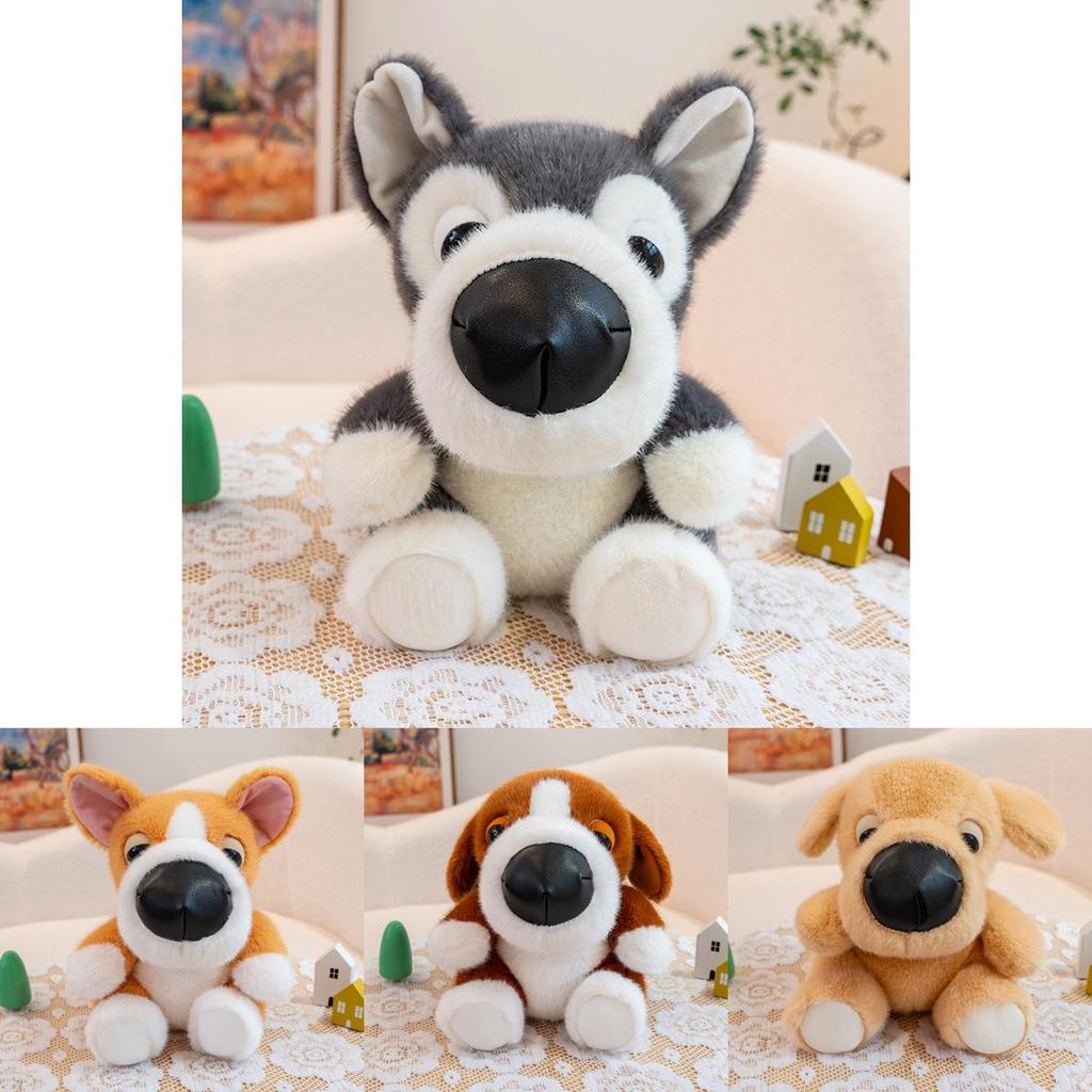 Cute Husky Plush Toy With Pp Cotton Filling For Kids And Collectors