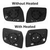 For Ford Ranger 2012- F150 2004-2010 1x Left Right Side Rear View Lens Split Mirror Heated Door Glass Rearview Lens Parts