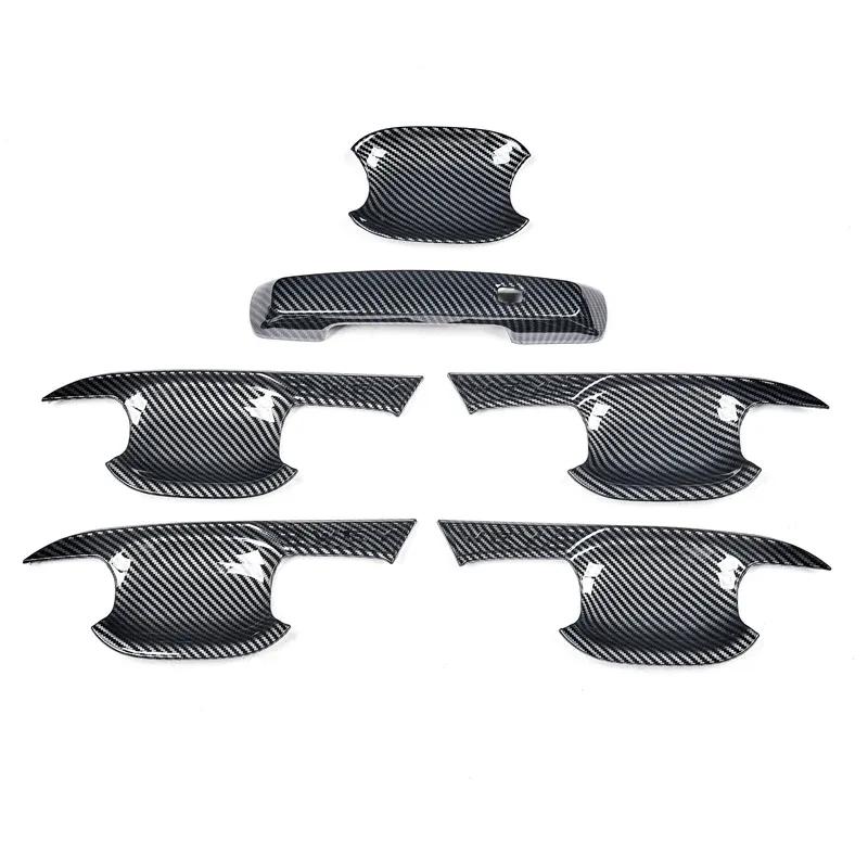 Car Outer Door Handle Trim Cover ABS Anti-Scratch Exterior Door Bowl Protective Sticker for Great Wall Tank 300