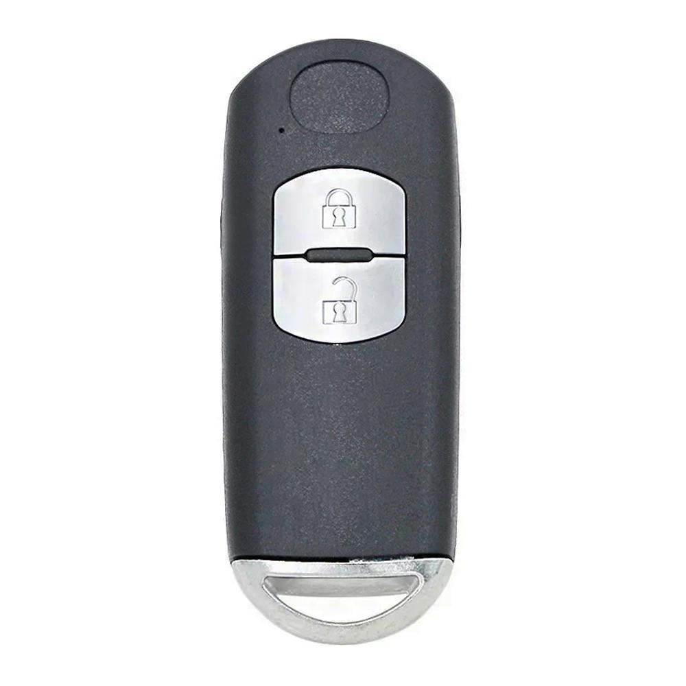 2/3/4 Tasten Fernbedienung Auto Schlüsselgehäuse Hülle Abdeckung Rot Halten für Mazda 3 6 CX-3 CX-5 Axela Atenza mit Notfallschlüssel Unbeschnittene Klinge