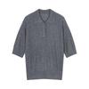 LESS Polo Collar Mid-Sleeve Cashmere Pullover