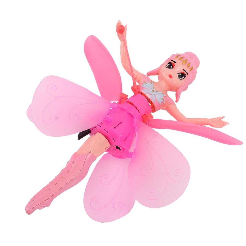 Flying Girls Toys Intelligent Induction Automatic Power Off Protection Flying Dolls for Beginner Kids Pink