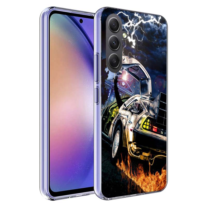 Back To The Future Cover For Samsung A54 A34 A24 A14 A53 A33 A23 A13 A52S A32 A22 A12 Phone Galaxy A03 A04 A02S A42 A73 TPU Case