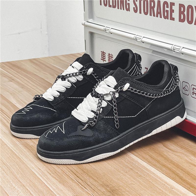 Fashion Canvas Men's Shoes, Autumn and Winter 2024, New Trend Sports and Leisure Board Shoes, Versatile and Trendy Shoes for Teenagers