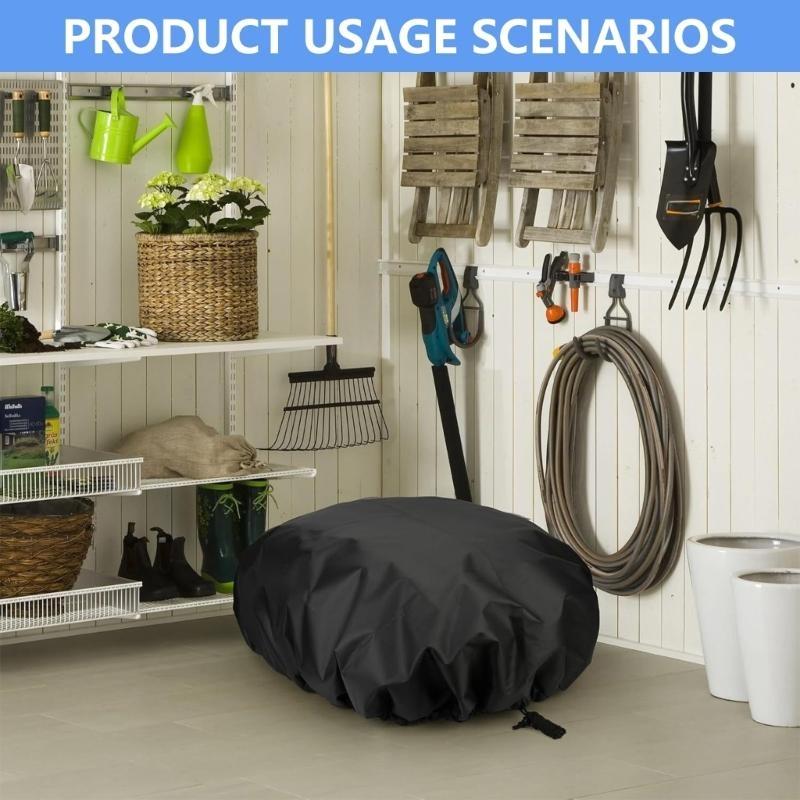 

Heavy Duty Waterproof Robot Lawnmower Cover With Elastic Drawstring Weather CN