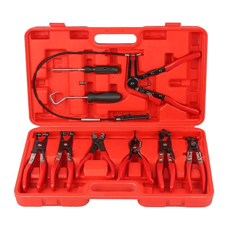 9pcs Car Hose Pipe Bundle Pliers Quick Wire Breaker Oil Pipe Separation Pliers Disassembly and Assembly Car Repair Tool Set