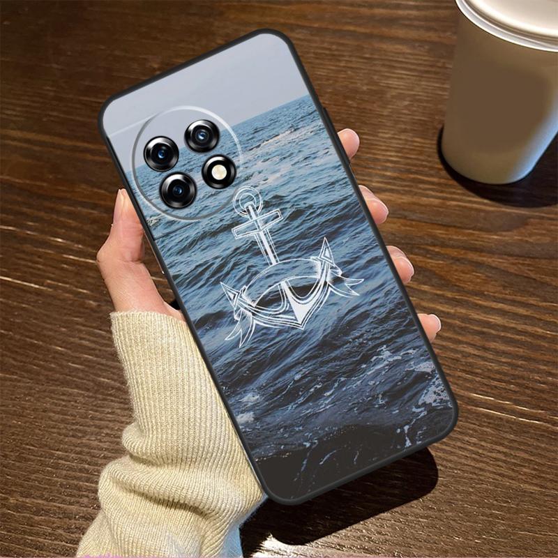 Anchor Sea Beach For OnePlus 15 13 12 11 15R 13R 12R 8T 10T 13T Case For OnePlus Nord 5 CE 2 3 4 Lite N20 N30